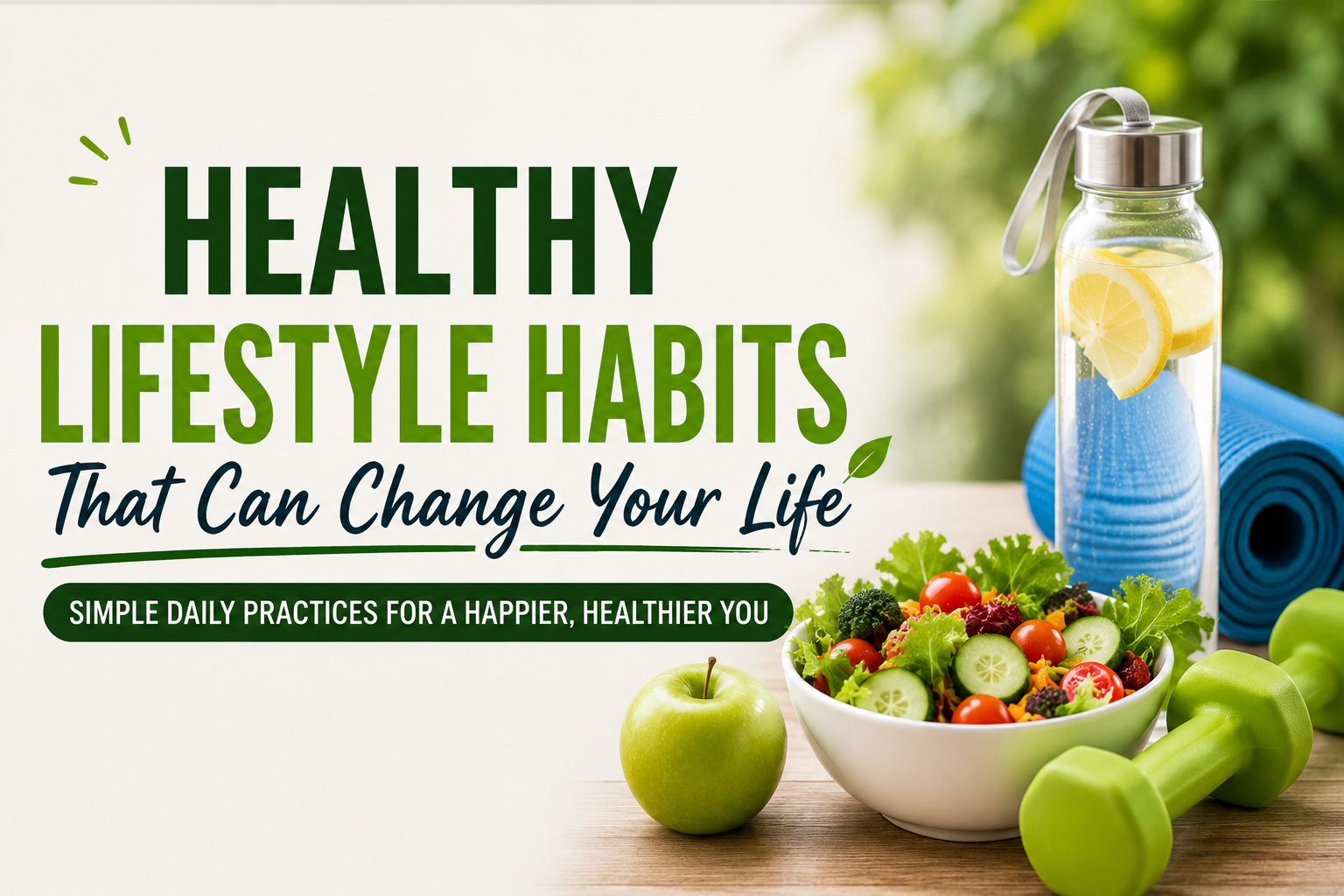 Healthy Lifestyle Habits That Can Change Your Life